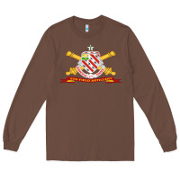 Chestnut 8th field artillery w br   ribbon 8th field artillery w br ribbon Long Sleeve Tee - ArtMosaic