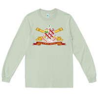 Matcha 8th field artillery w br   ribbon 8th field artillery w br ribbon Long Sleeve Tee - ArtMosaic