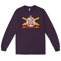 Plum 8th field artillery w br   ribbon 8th field artillery w br ribbon Long Sleeve Tee - ArtMosaic