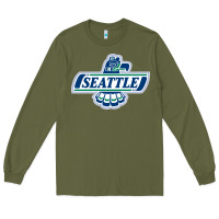 Army Green seattle thunderbirds, Long Sleeve Tee - ArtMosaic