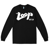 Black The Loop 97.9 Illinois Radio Long Sleeve Tee - ArtMosaic