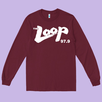 The Loop 97.9 Illinois Radio Long Sleeve Tee Designed By Artmosaic