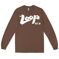 Chestnut The Loop 97.9 Illinois Radio Long Sleeve Tee - ArtMosaic