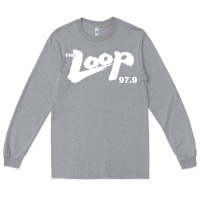 Heather Grey The Loop 97.9 Illinois Radio Long Sleeve Tee - ArtMosaic
