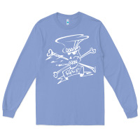 Colony Blue slash Long Sleeve Tee - ArtMosaic
