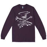 Plum slash Long Sleeve Tee - ArtMosaic