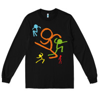 Black alan becker gaming gift Long Sleeve Tee - ArtMosaic