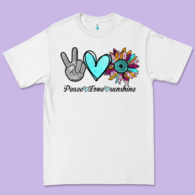 Peace Love Sunshine Premium Tee Designed By Bettercallsaul