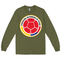 Army Green colombia Long Sleeve Tee - ArtMosaic