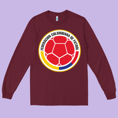 Colombia Long Sleeve Tee Designed By Artmosaic
