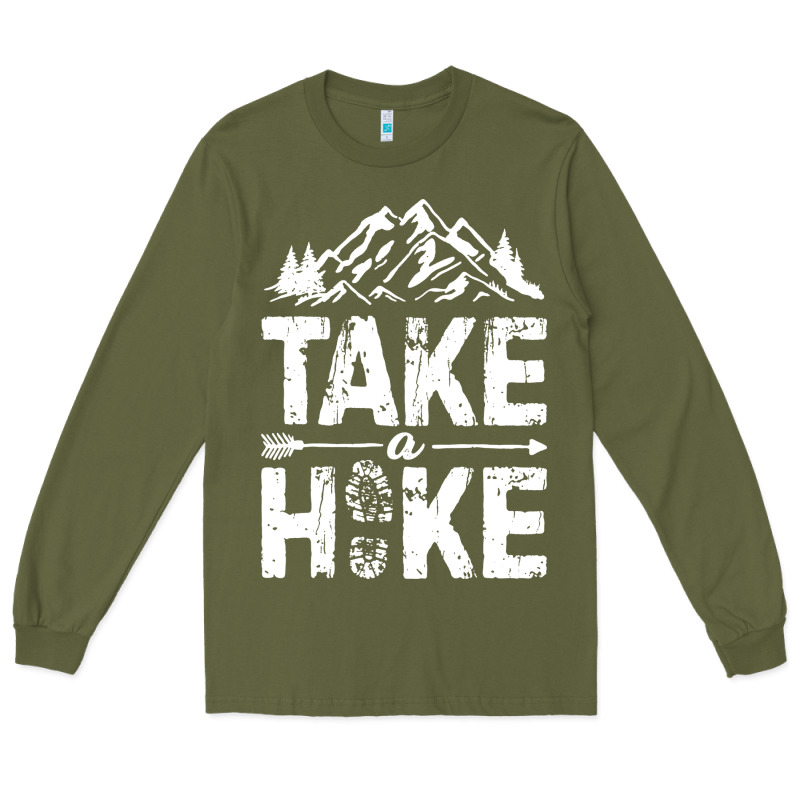 Take Hike Long Sleeve Tee by ArtMosaic | Teevron