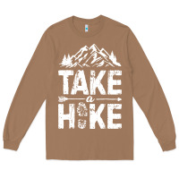 Toasted Coconut take hike Long Sleeve Tee - ArtMosaic