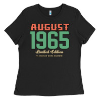 Black August 1965 Limited Edition 55 Years Of Being Awesome Ladies Tee - Bettercallsaul