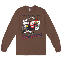 Chestnut roosters-sydney city Classic Long Sleeve Tee - ArtMosaic