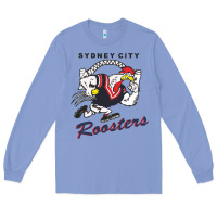 Colony Blue roosters-sydney city Classic Long Sleeve Tee - ArtMosaic