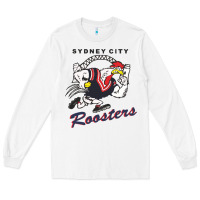 White roosters-sydney city Classic Long Sleeve Tee - ArtMosaic
