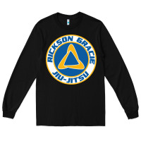 Black rickson gracie jiu jitsu Long Sleeve Tee - ArtMosaic