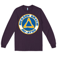Plum rickson gracie jiu jitsu Long Sleeve Tee - ArtMosaic