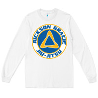 White rickson gracie jiu jitsu Long Sleeve Tee - ArtMosaic