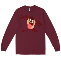 Tasmanian Devil Cartoon Character Long Sleeve Tee | Teevron