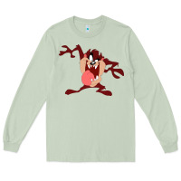 Matcha tasmanian devil cartoon character Long Sleeve Tee - ArtMosaic