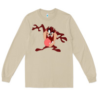 Mushroom tasmanian devil cartoon character Long Sleeve Tee - ArtMosaic