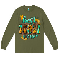 Army Green Best Mom ever mother's day Long Sleeve Tee - HowdyJamesFarm