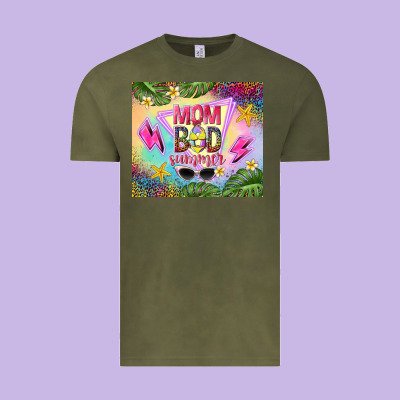 Mom Bod Summer Vintage Tee Designed By Tumblerdesignbyshophia