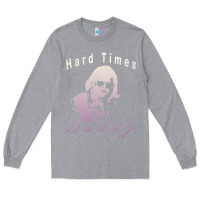 Heather Grey Hard Times Daddy Long Sleeve Tee - trangStudio