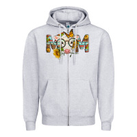 Western Baby Calf Mom With Sunflower Zipper Hoodie | Teevron