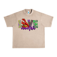 Love Crawfish Mardi Gras Urban Heavy Tee | Teevron