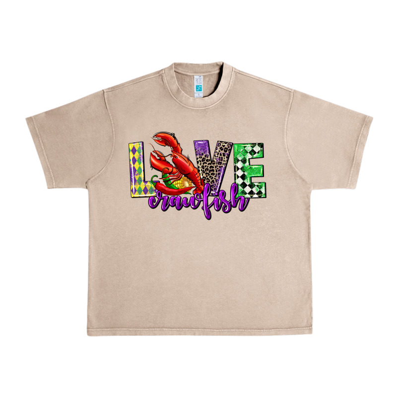 Love Crawfish Mardi Gras Urban Heavy Tee by CowGirlArtShop | Teevron