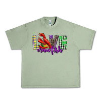 Oil Green love crawfish mardi gras Urban Heavy Tee - CowGirlArtShop