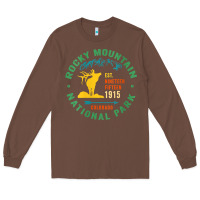 Chestnut womens rocky mountain national park hiking travel souvenir novelty v n Long Sleeve Tee - trangStudio