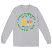 Moon Dust womens rocky mountain national park hiking travel souvenir novelty v n Long Sleeve Tee - trangStudio