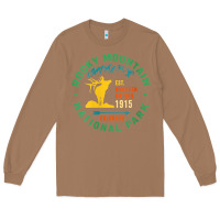 Toasted Coconut womens rocky mountain national park hiking travel souvenir novelty v n Long Sleeve Tee - trangStudio