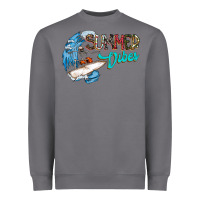 Storm Summer Vibes Heavyweight Sweatshirt - CowhideDigitalArt