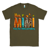 Army Green This mimi loves her little pumpkins Classic Tee - texasbilliewilder
