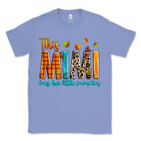 Colony Blue This mimi loves her little pumpkins Classic Tee - texasbilliewilder