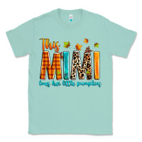 Seafoam This mimi loves her little pumpkins Classic Tee - texasbilliewilder