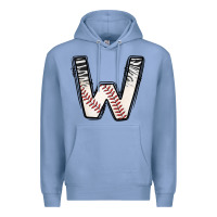 Colony Blue Baseball Alphabet Premium Hoodie - CowhideDigitalArt