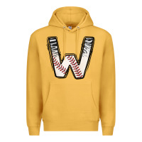 Mustard Baseball Alphabet Premium Hoodie - CowhideDigitalArt
