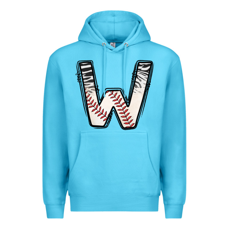 Baseball Alphabet Premium Hoodie by CowhideDigitalArt | Teevron