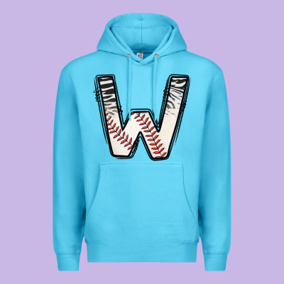 Baseball Alphabet Premium Hoodie Designed By Cowhidedigitalart