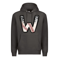Smoke Baseball Alphabet Premium Hoodie - CowhideDigitalArt