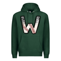 Sports Green Baseball Alphabet Premium Hoodie - CowhideDigitalArt