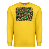 Lemon leopard with green glitter Premium Sweatshirt - Artiststas
