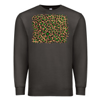 Smoke leopard with green glitter Premium Sweatshirt - Artiststas