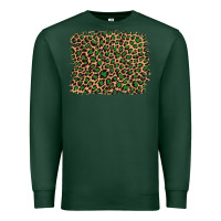 Sports Green leopard with green glitter Premium Sweatshirt - Artiststas