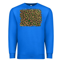 True Royal leopard with green glitter Premium Sweatshirt - Artiststas